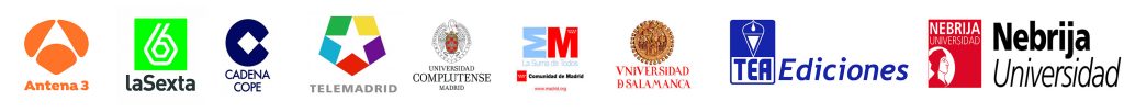 Logotipos de los medios de comunicación en los que colabora Santiago Cid